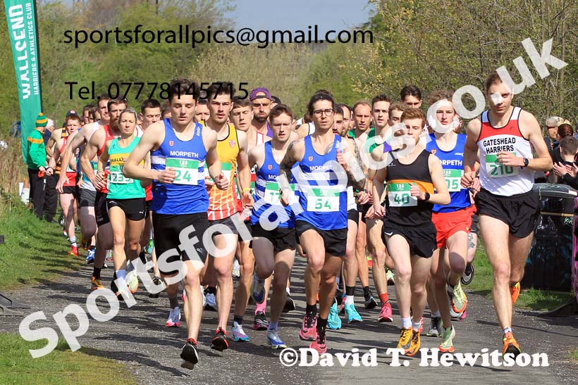 The 2023 Terry O'Gara Memorial 5k Road Race organised by Wallsend Harriers. Photo: David T. Hewitson/Sports for All Pics